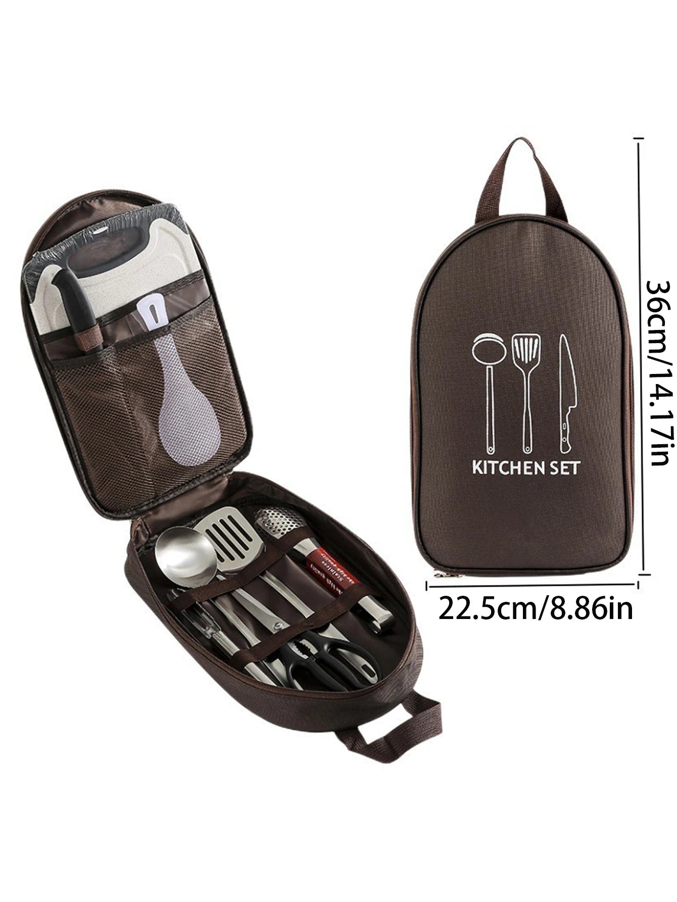 Organizador de Utensilios de Cocina para Camping
