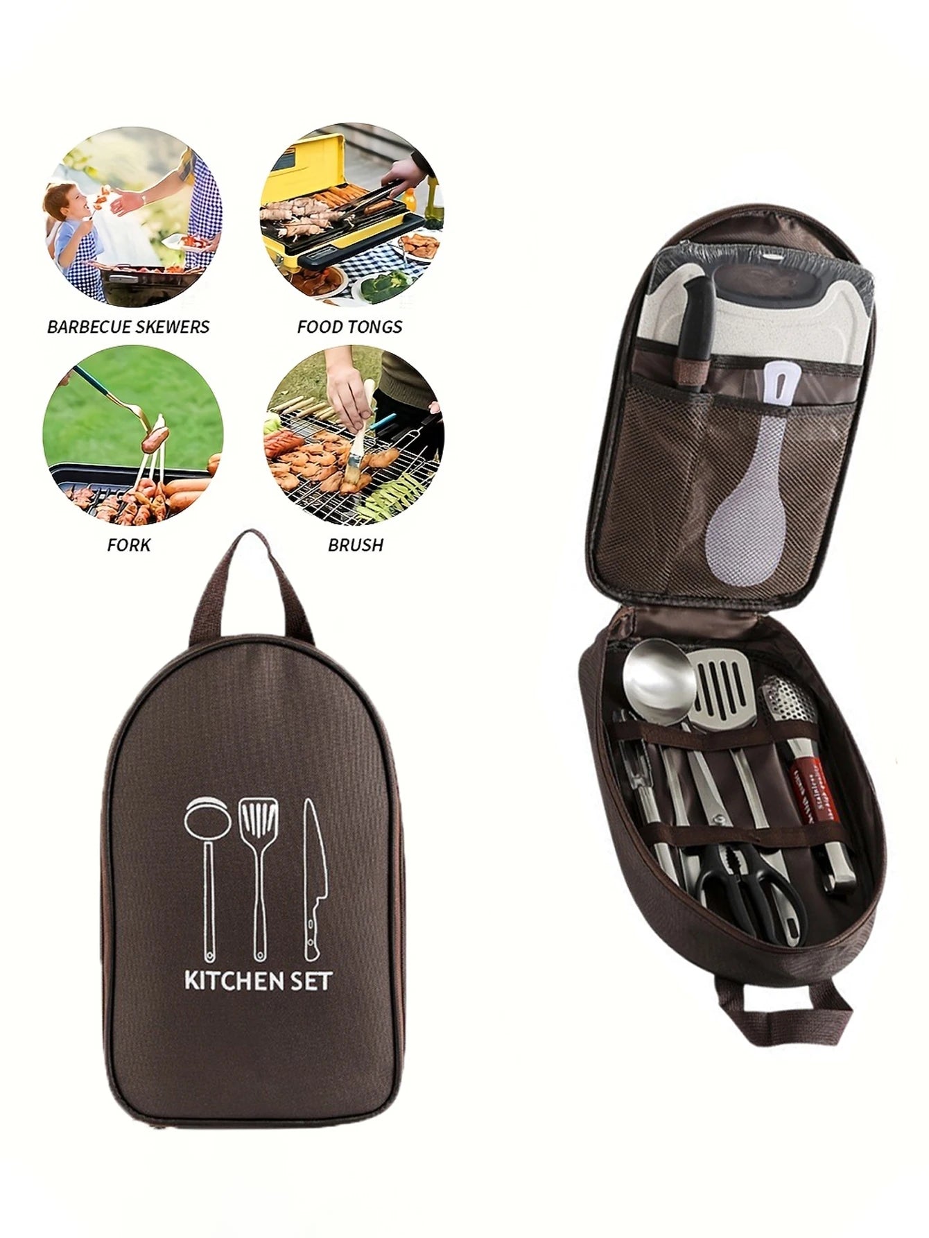 Organizador de Utensilios de Cocina para Camping