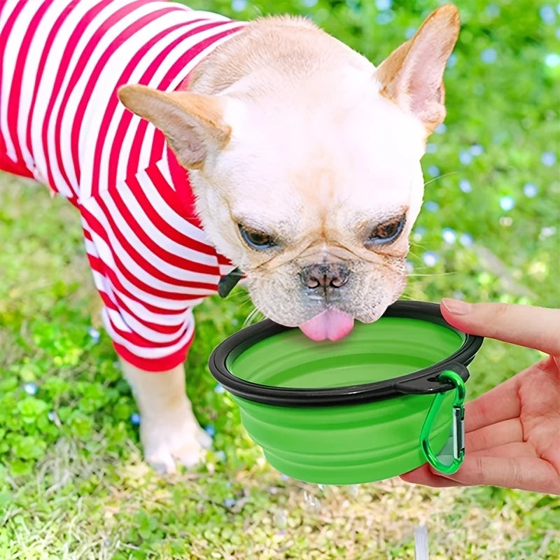 Comedero Plegable Silicona TPR para Perros y Gatos
