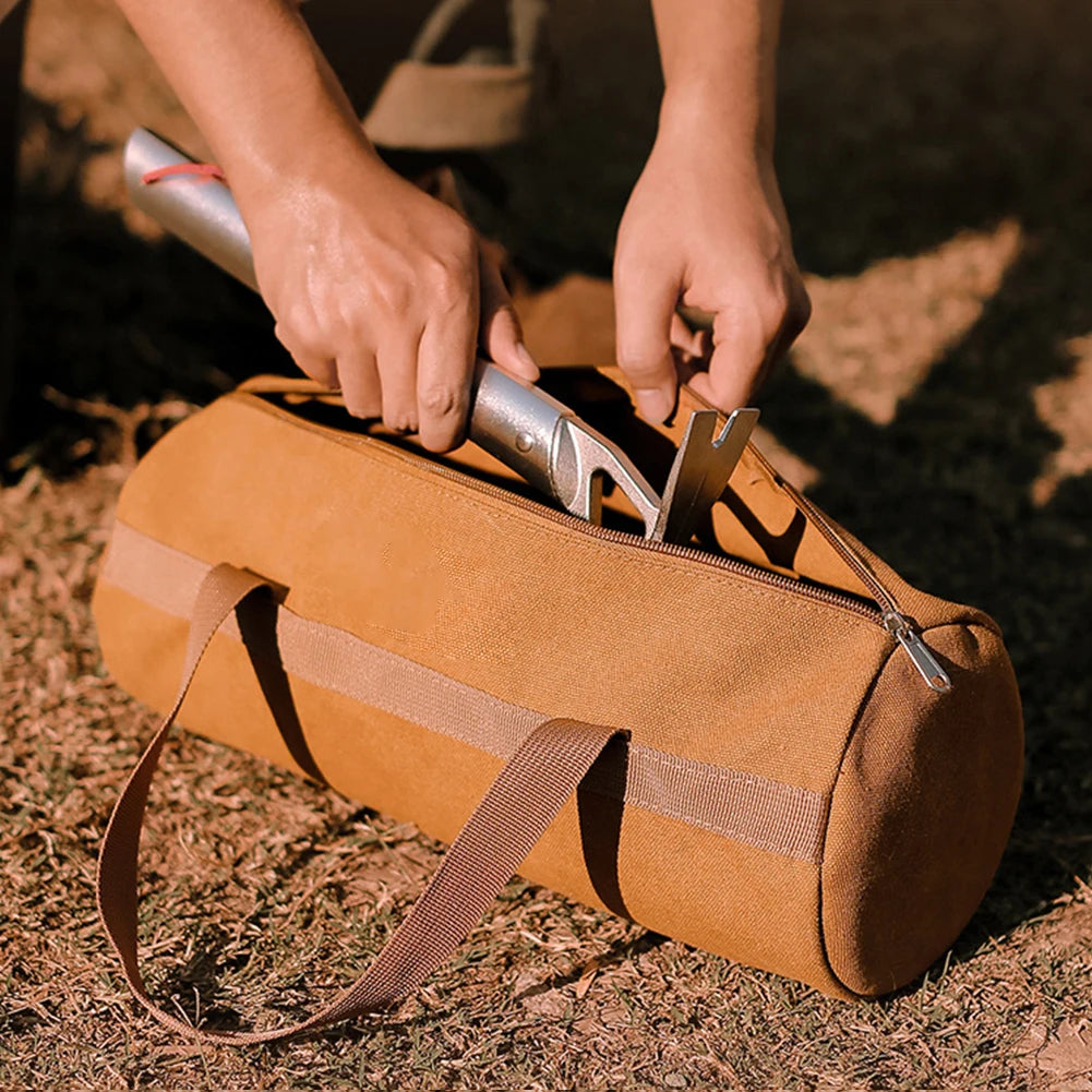 Bolsa Cilíndrica para Estacas y Herramental de Campamento