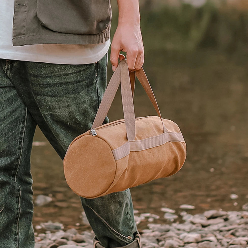 Bolsa Cilíndrica para Estacas y Herramental de Campamento