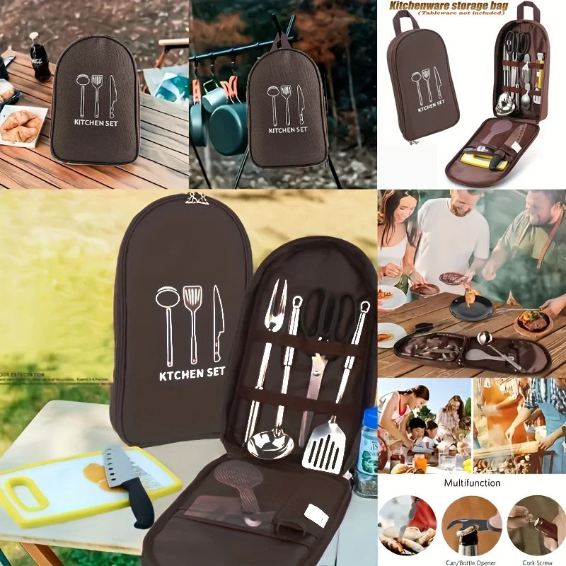 Organizador de Utensilios de Cocina para Camping
