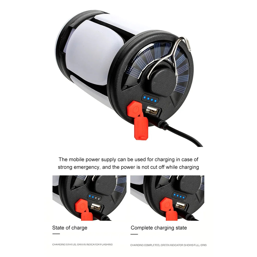 Linterna LED Plegable Recargable 1.000 lm + Powerbank