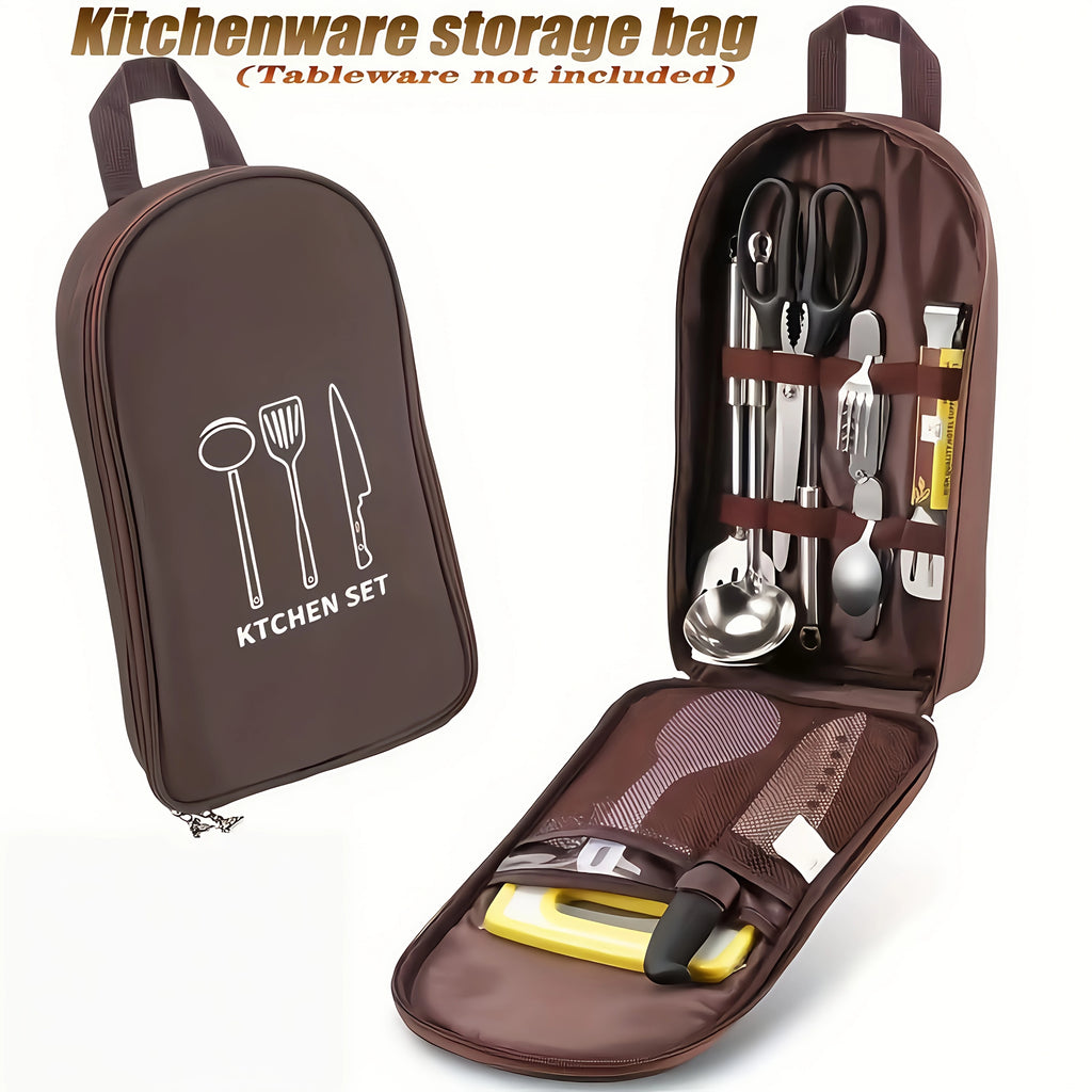 Organizador de Utensilios de Cocina para Camping