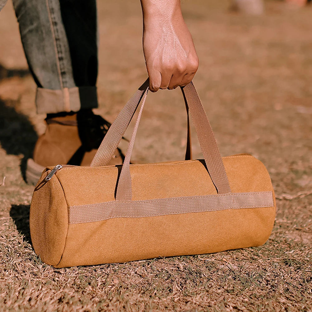 Bolsa Cilíndrica para Estacas y Herramental de Campamento
