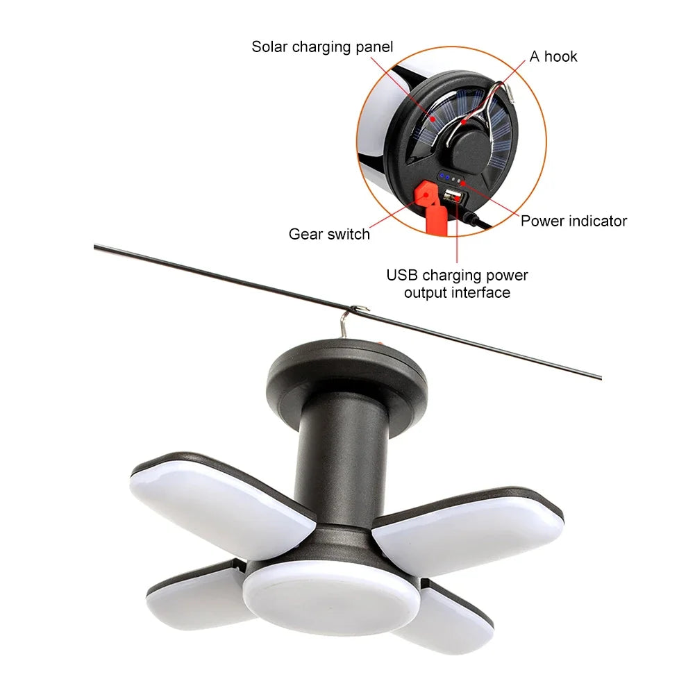 Linterna LED Plegable Recargable 1.000 lm + Powerbank