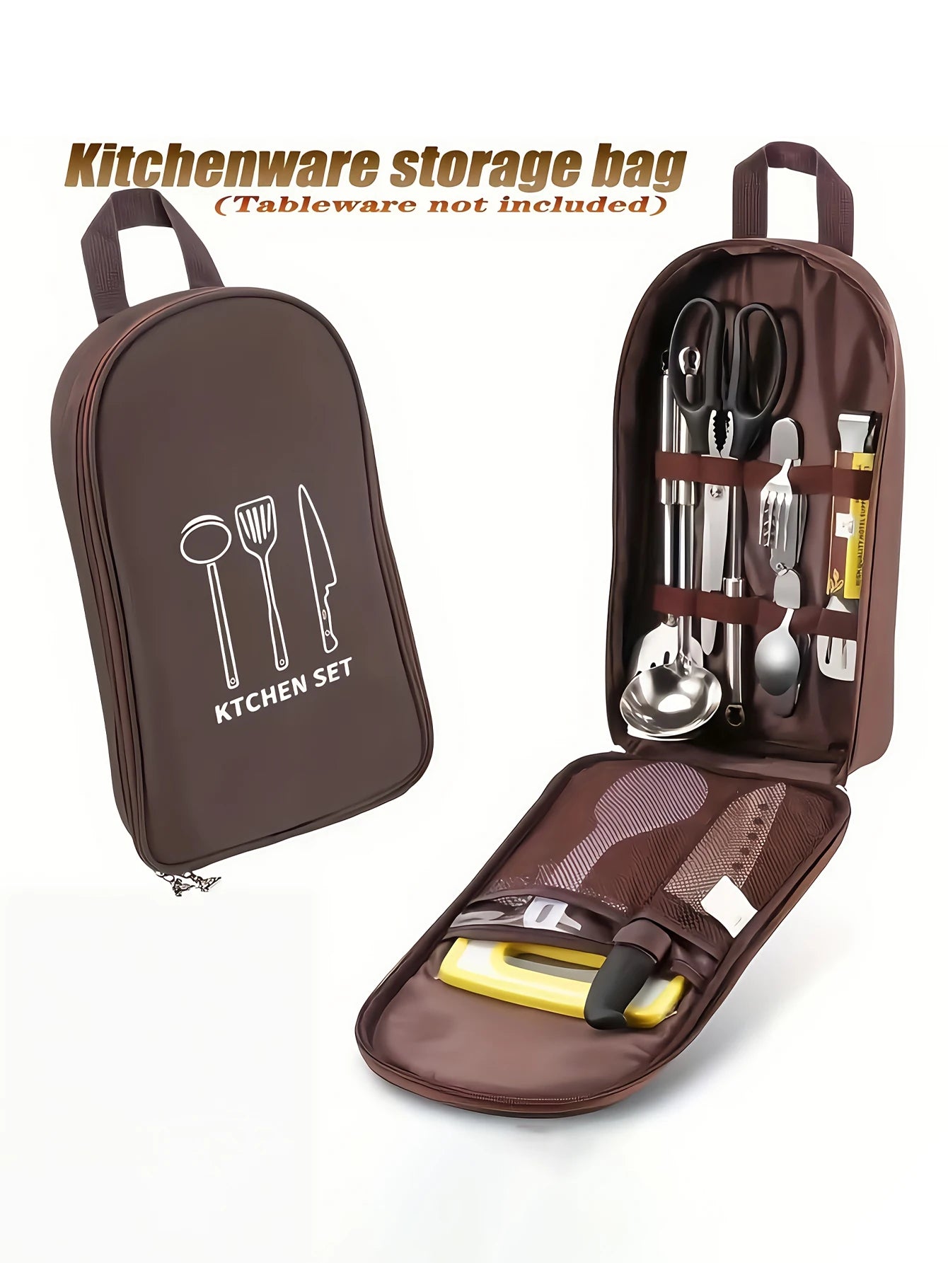 Organizador de Utensilios de Cocina para Camping
