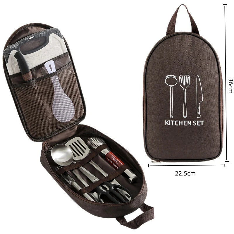 Organizador de Utensilios de Cocina para Camping