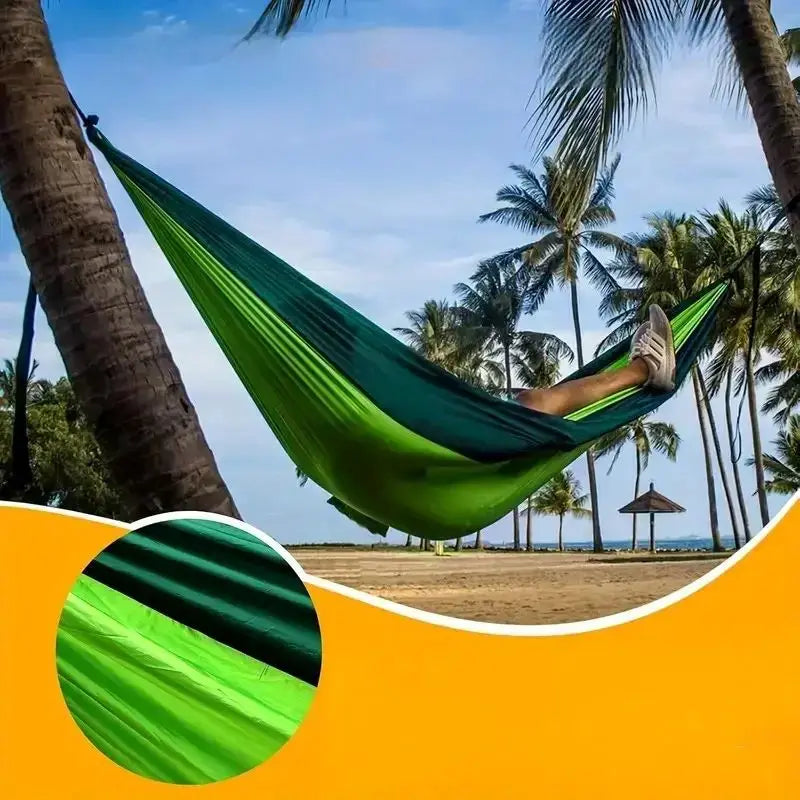 Hamaca Doble Anti-Volcamiento para Camping y Trekking