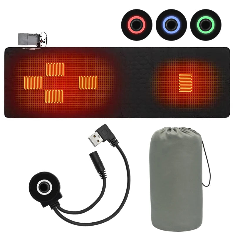 Colchoneta Eléctrica USB Térmica Alta Montaña 198×61 cm
