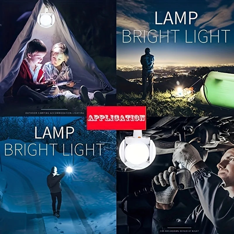 Linterna LED Plegable Recargable 1.000 lm + Powerbank
