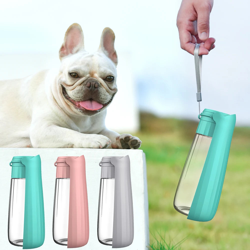 Botella Dispensadora de Agua Portátil para Perros 550ml