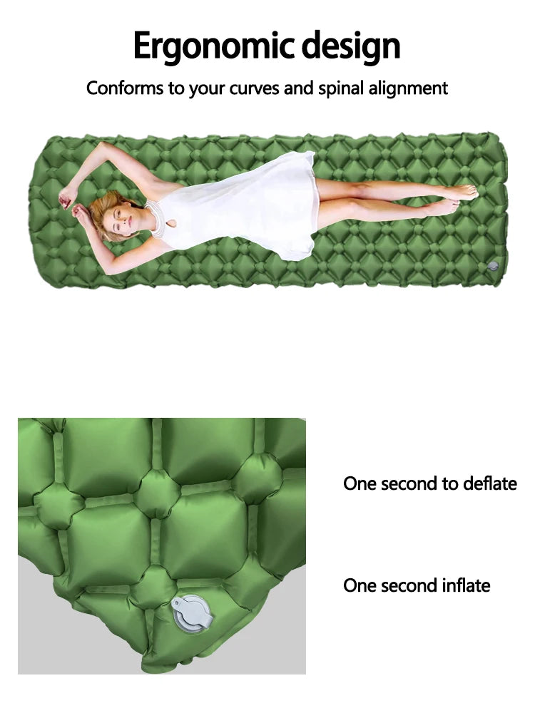 Colchoneta Inflable LT-01 TPU Nylon con Bomba Integrada
