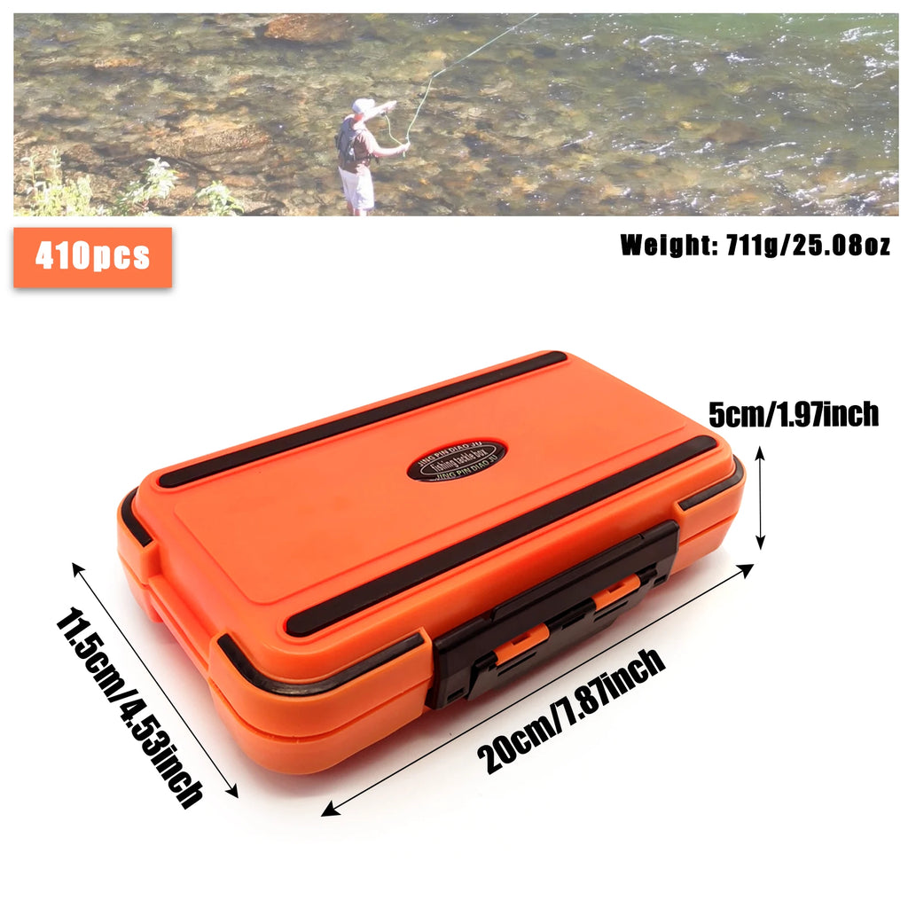 Kit de Pesca Completo 410 piezas con Caja Organizadora