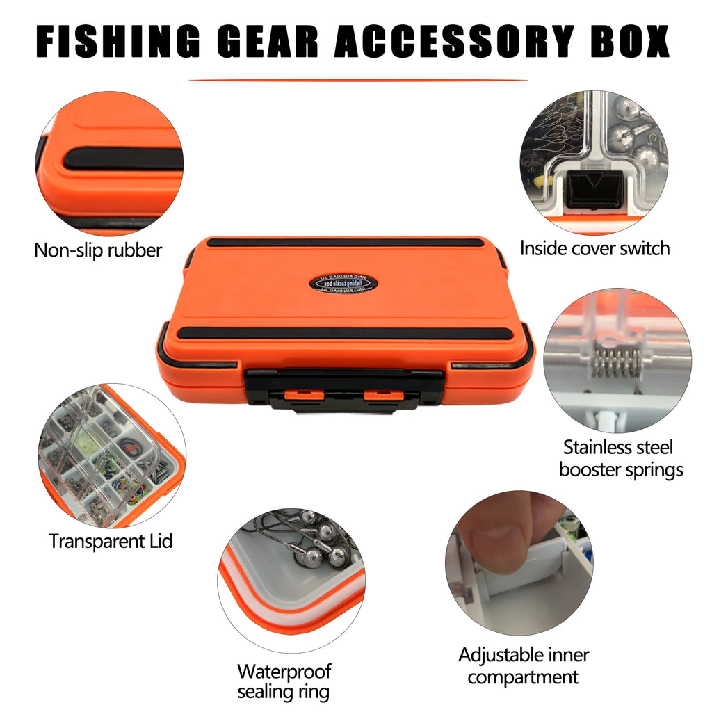 Kit de Pesca Completo 410 piezas con Caja Organizadora