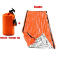 Bolsa de Supervivencia de Emergencia Mylar – Saco Térmico Impermeable para Camping, Trekking y Rescate