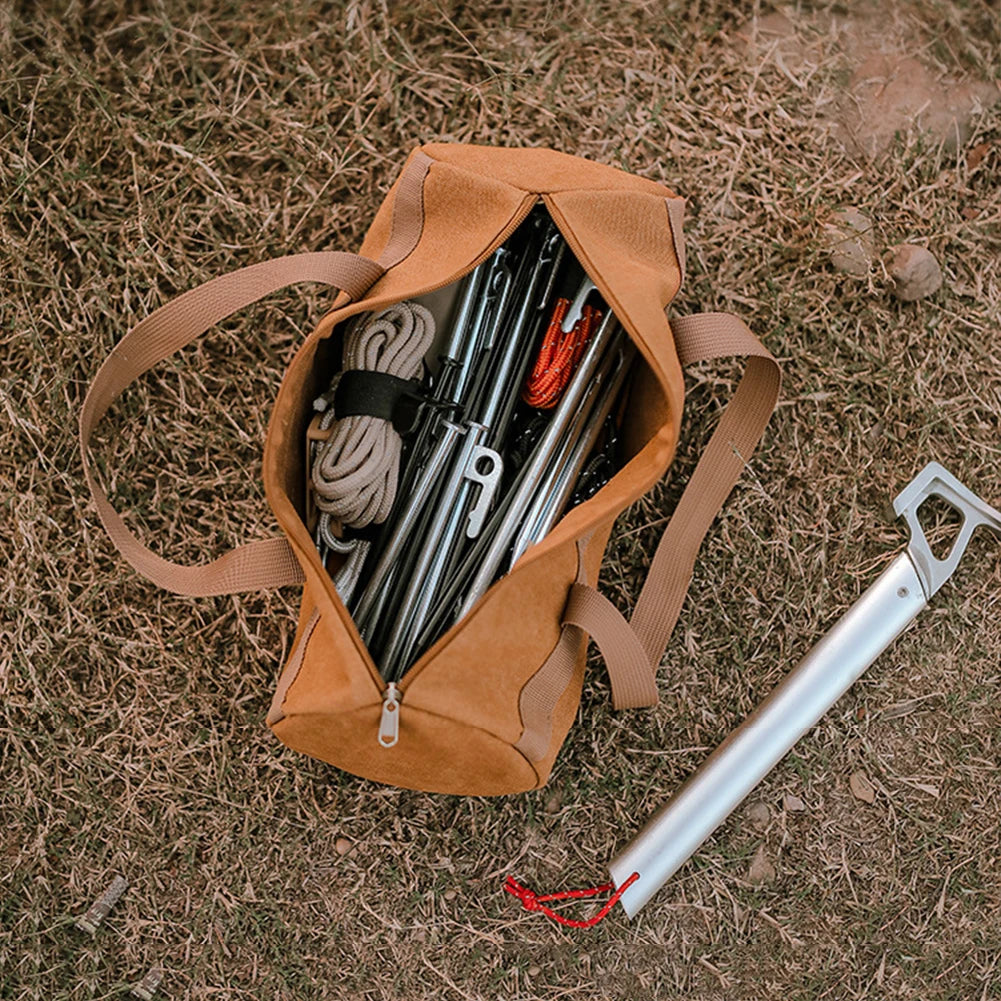 Bolsa Cilíndrica para Estacas y Herramental de Campamento
