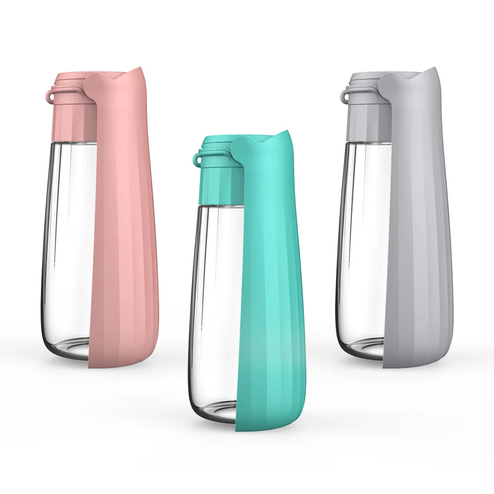 Botella Dispensadora de Agua Portátil para Perros 550ml