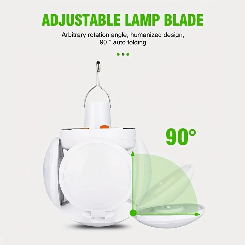 Linterna LED Plegable Recargable 1.000 lm + Powerbank